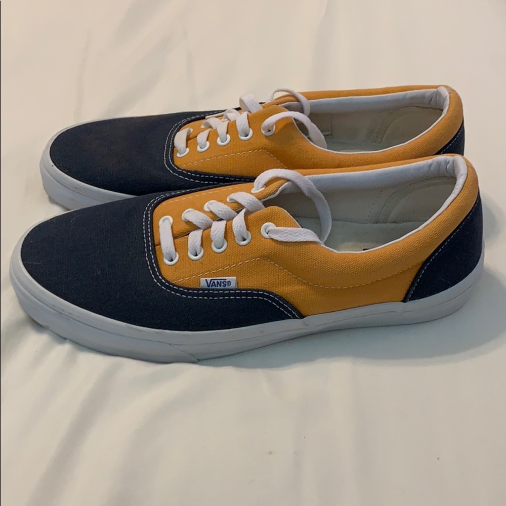 NWOT Golden Yellow and Navy Vans
